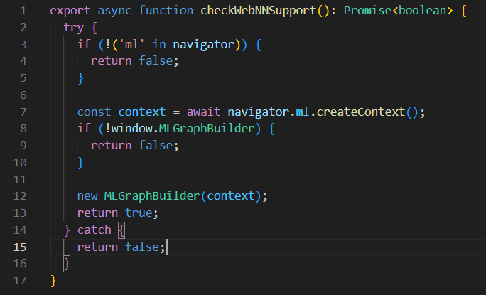 WebNN with TypeScript type definitions