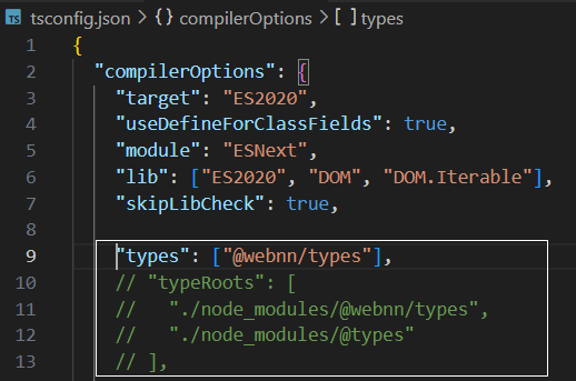 WebNN / TypeScript type definitions